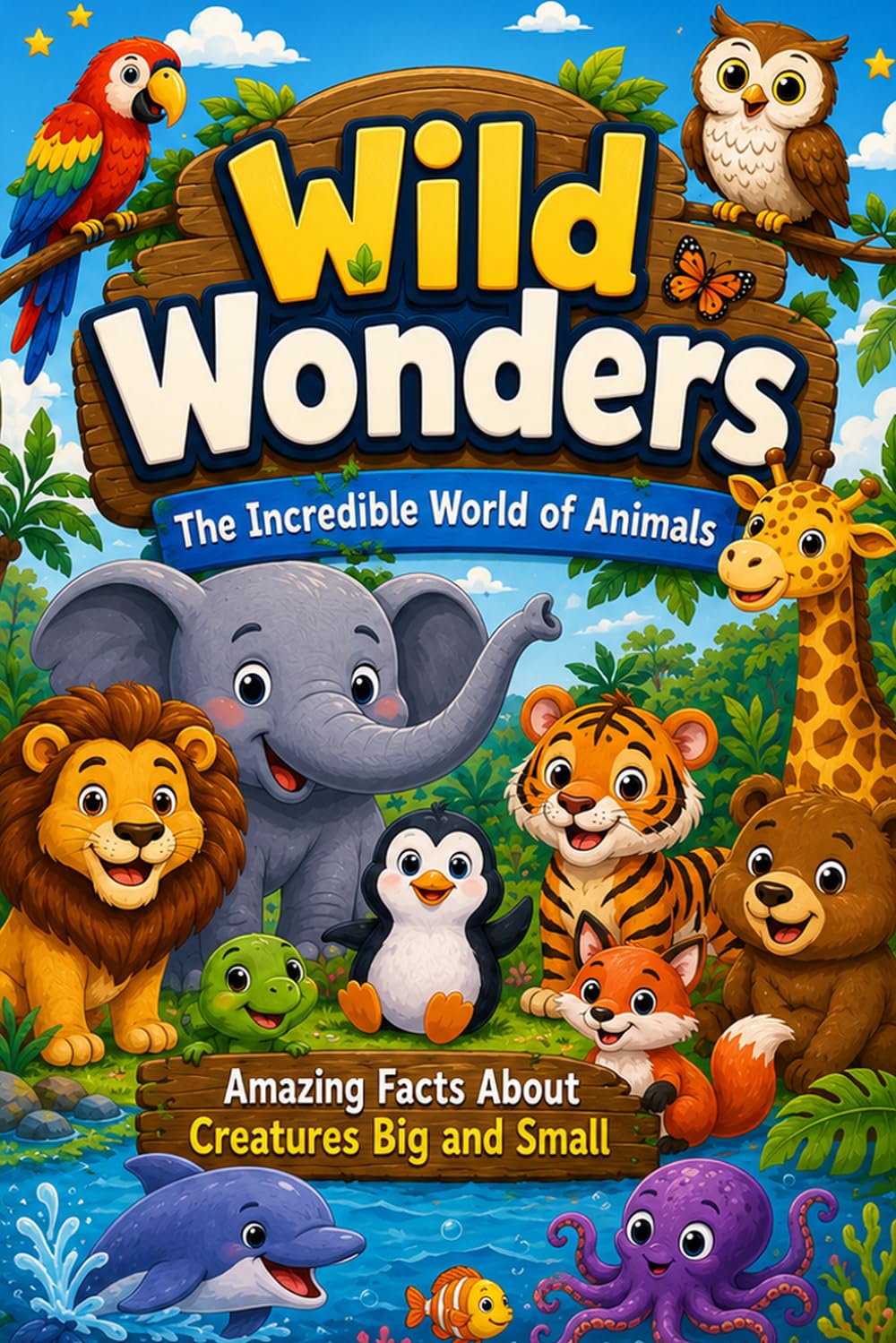 Wild Wonders: The Incredible World of Animals: Amazing Facts About Creatures Big and Small