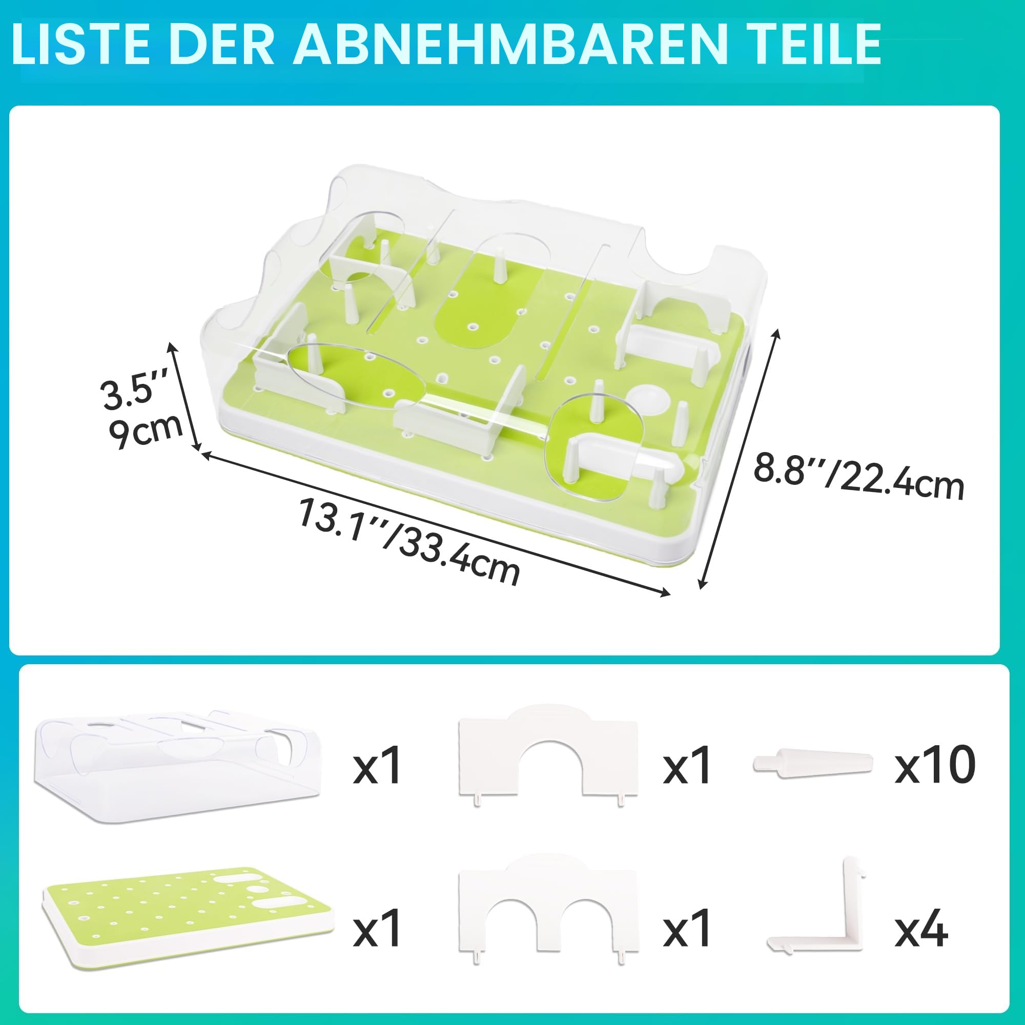 ALL FOR PAWS Interactives Katzen-Futterstation Puzzle, Interaktives Intelligenzspielzeug für Katzen, Interaktives Spielzeug