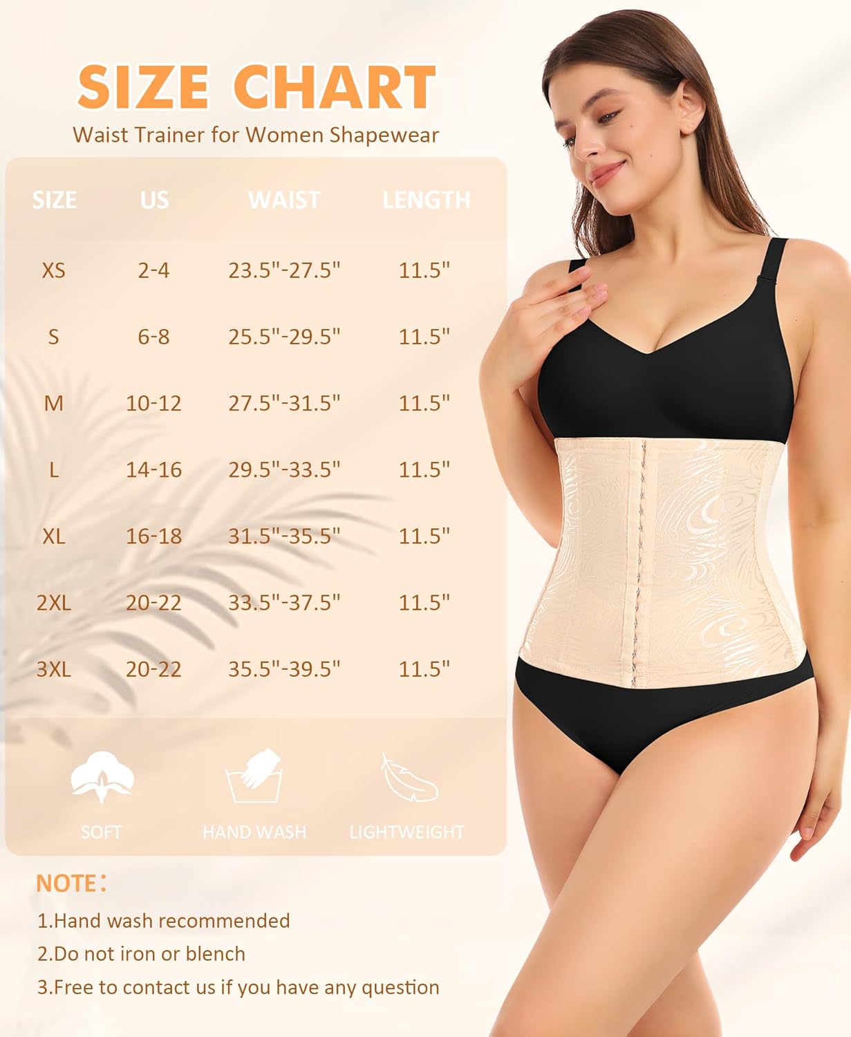 Ganado Waist Trainer for Women Tummy Control Waist Cincher Corset Shapewear - Image 6