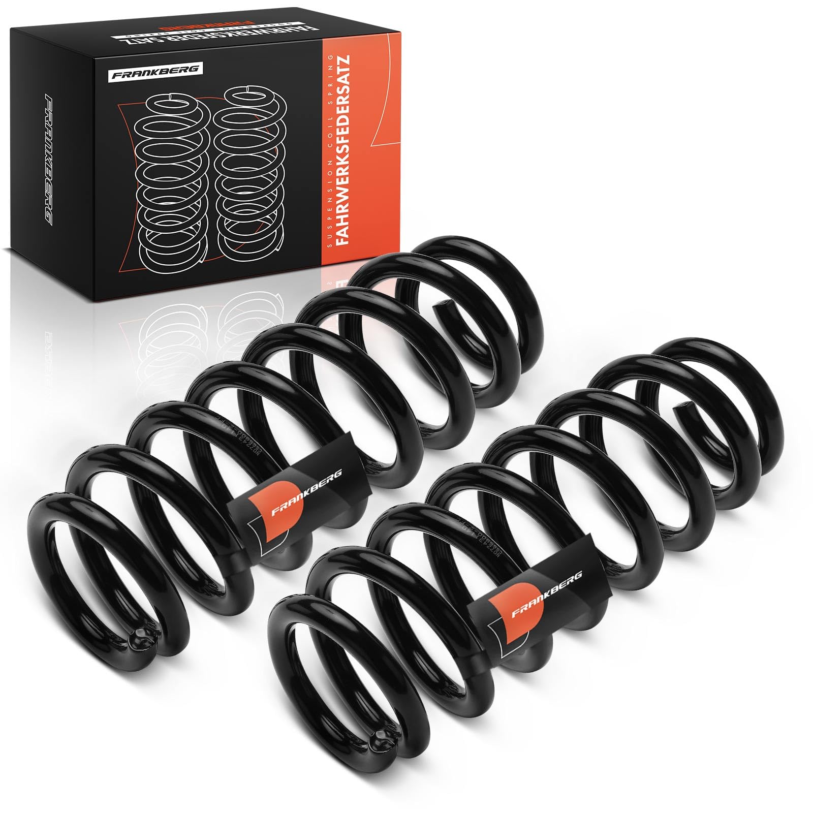 Frankberg 2 muelles de suspensión para eje trasero RH6590 | Compatible con: Grand Vitara II JT TD TE