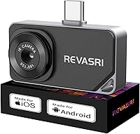 REVASRI 320x240 Thermal Camera for iPhone 15+ & Android USB-C: Super IR Resolution, -4°F to 842°F Range