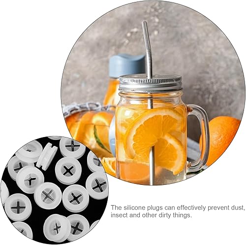 Miniatura 5 de Tapones de silicona para pajilla, 20 unidades, para fermentador, con ojales, para pajillas, para pajillas, cerveza, vino, plástico, 20 unidades