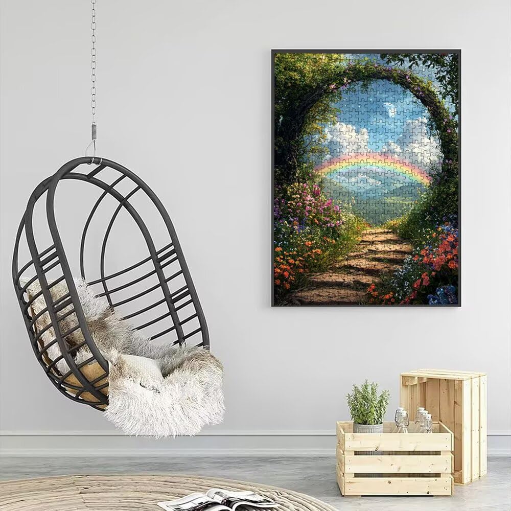 Puzzle 3000 elementów, puzzle dla dorosłych ogród zielone artystyczne puzzle, gra puzzli, drewniane układanki, niemożliwe klasyczne układanki, do gry edukacyjnej wyzwanie zabawki, układanki rodzinne