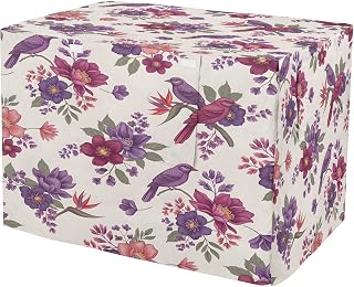 Kigai Exotic Flowers Birds Dog Crate Cover Pet Kennel Cover 30x19x21in
