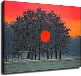 The Banquet by Rene Magritte Canvas Art Posters Wall Art for Living Room Bedroom Wall Art Printins Wall Decor (24x36inch-No Framed)