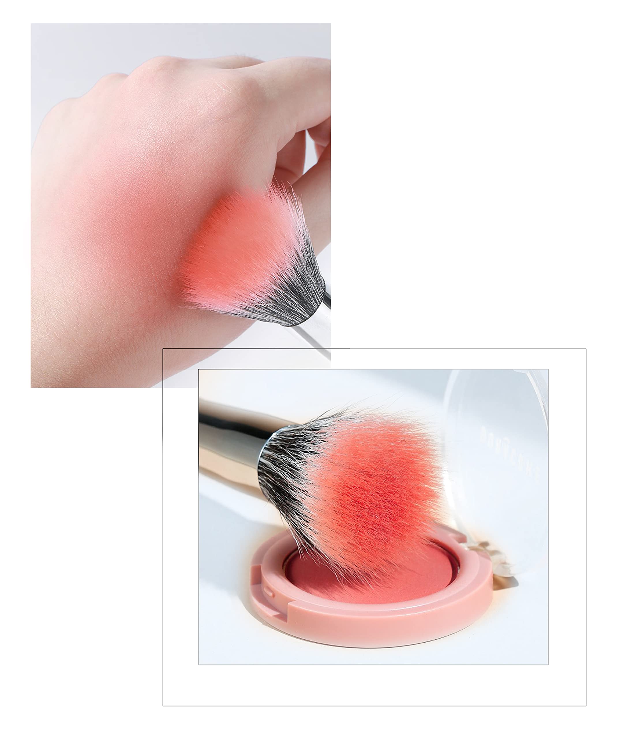 Makeup Brush,Foundation Brushes?Blush Brush, Concealer Brush?Contour Brush, Powder Brush, Professional Makeup Brush, Makeup Brush Set, Face Makeup Brush, Suitable For Face Makeup?2PCS?