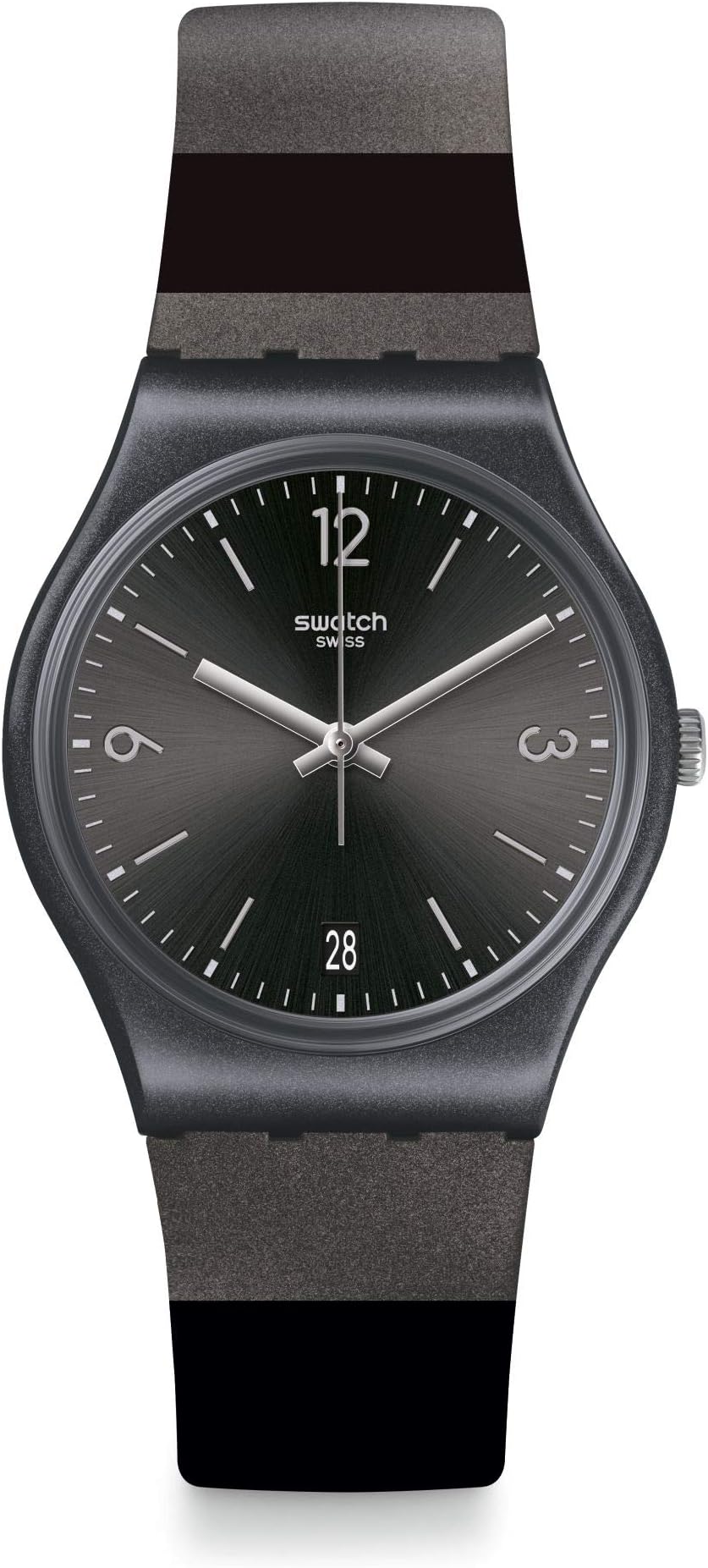 Swatch Watch Analog Quartz Gent GB430 BLACKERALDA