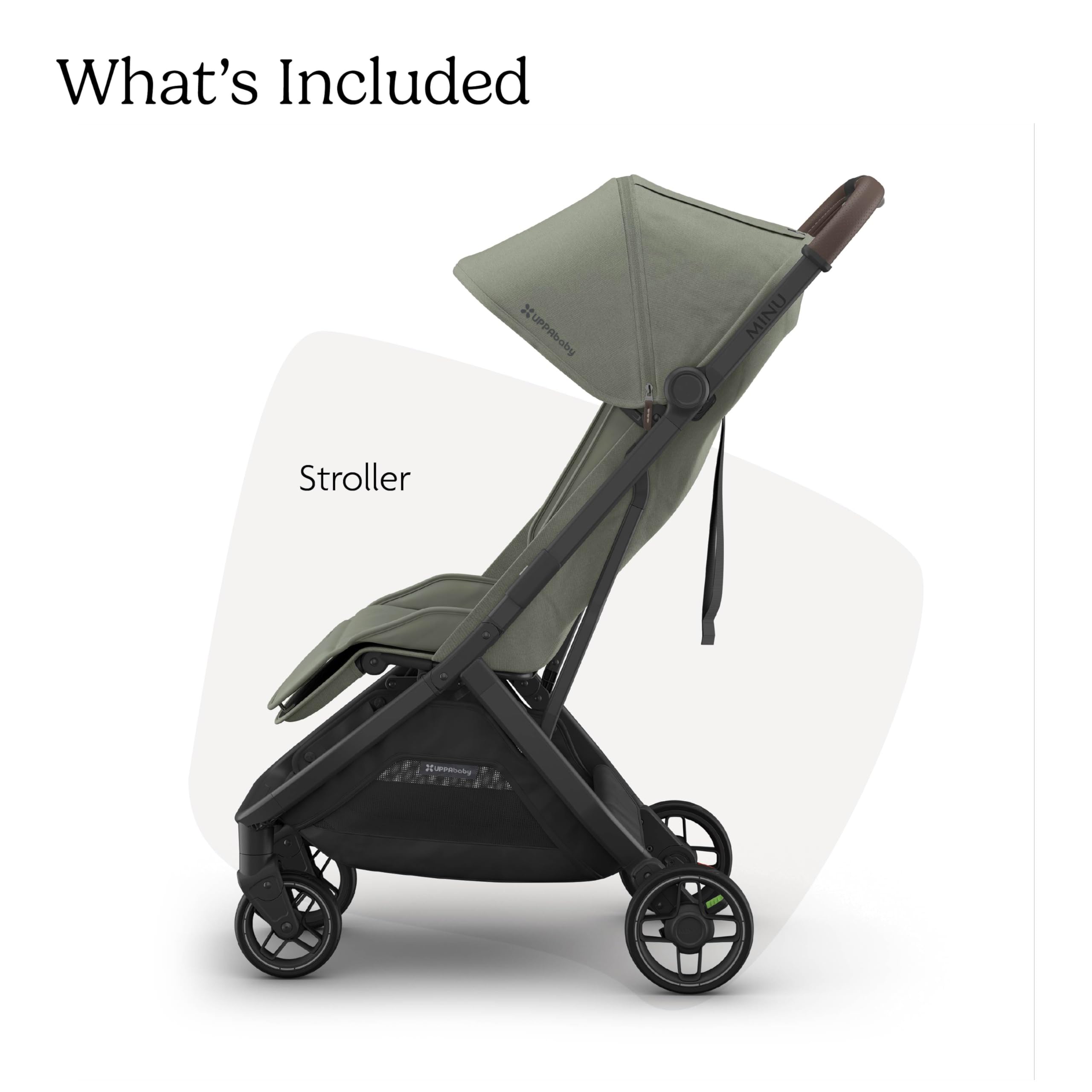 UPPAbaby Minu V3 Travel Stroller - Lightweight & Compact