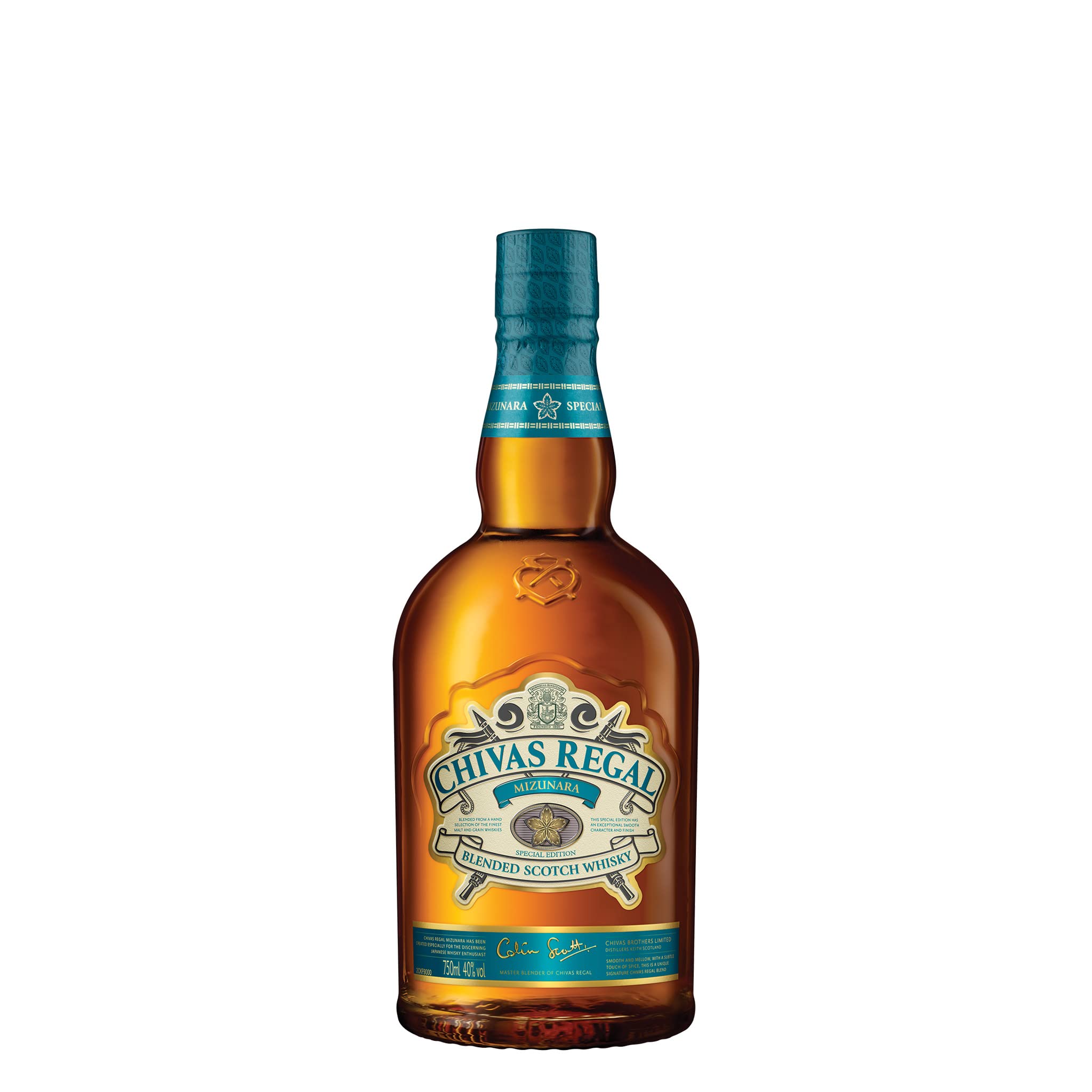 Chivas Regal 18 Años Whisky Escocés de Mezcla Premium, 700ml + Mizunara Whisky Escocés de Mezcla Premium Whisky Japonés, 700 ml