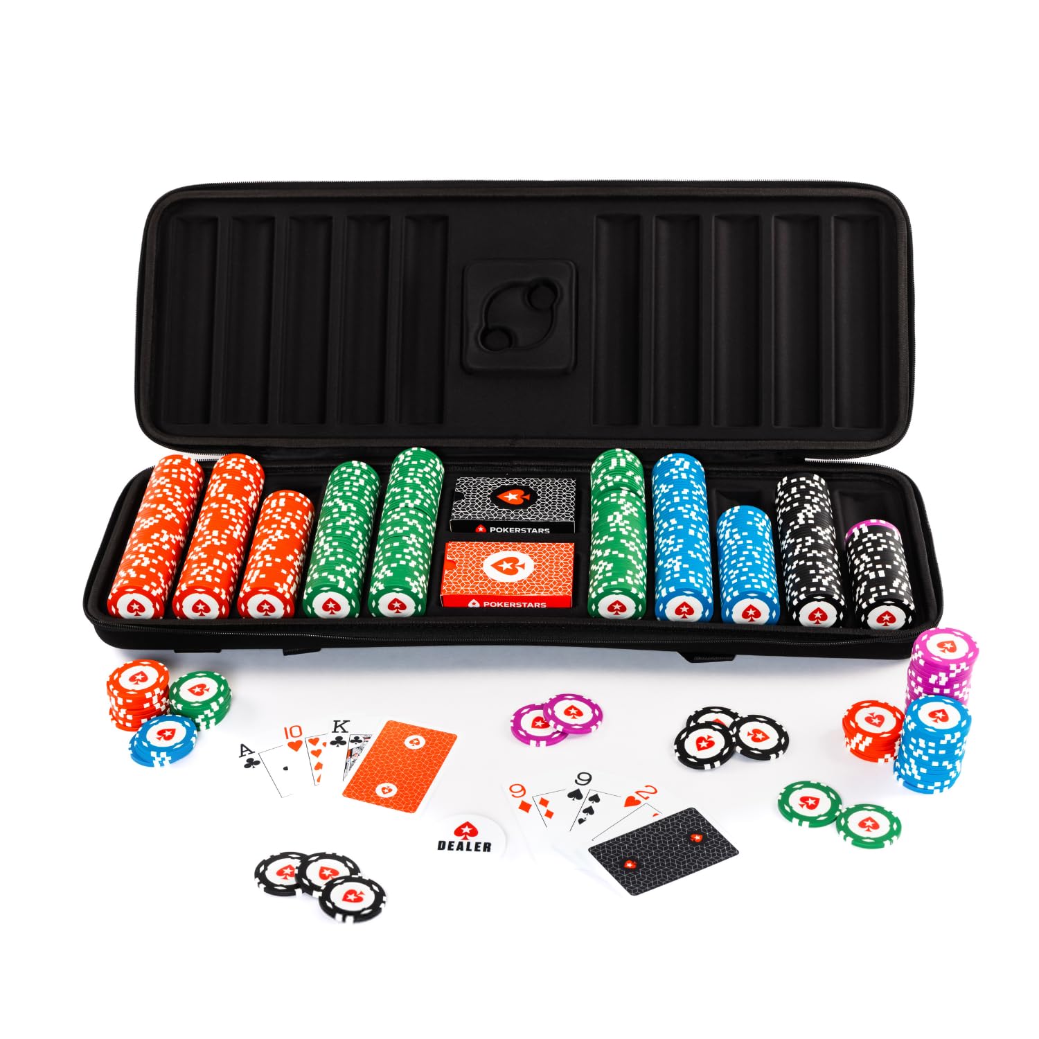【希少】PokerStars チップセット Pokerstars 500-Piece Chip Set & Carrying Case | Elevate Your Home