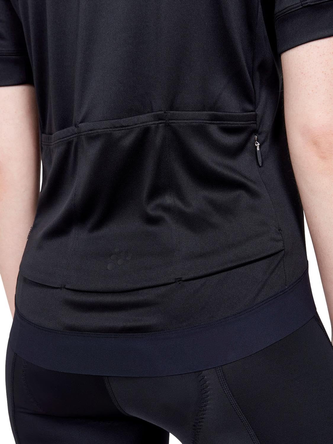 Craft Core Essence Jersey Regular Fit W Black S Maglietta da Ciclismo, Nero, S Donna