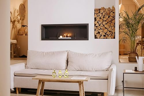 Miniatura 8 de Lgmamob Thinker - Estatua decorativa de resina dorada, pequeña escultura decorativa para escritorio, dormitorio, hogar, sala de estar, figuras