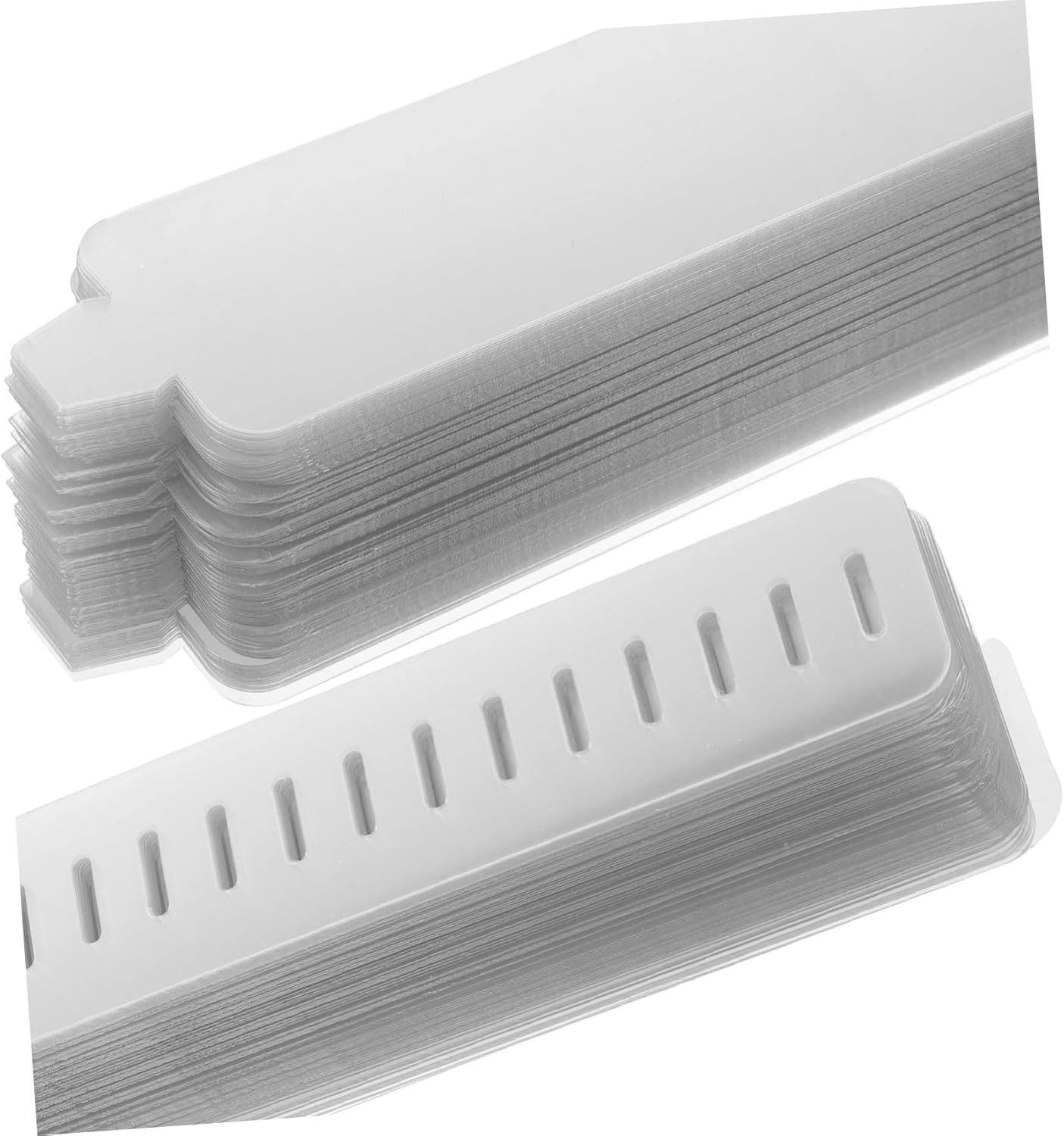 VALICLUD 100pcs Pvc Collar Stays for Men Dress Shirts Plastic Collar Supports for Daily Use Lightweight and Reusable for Travel