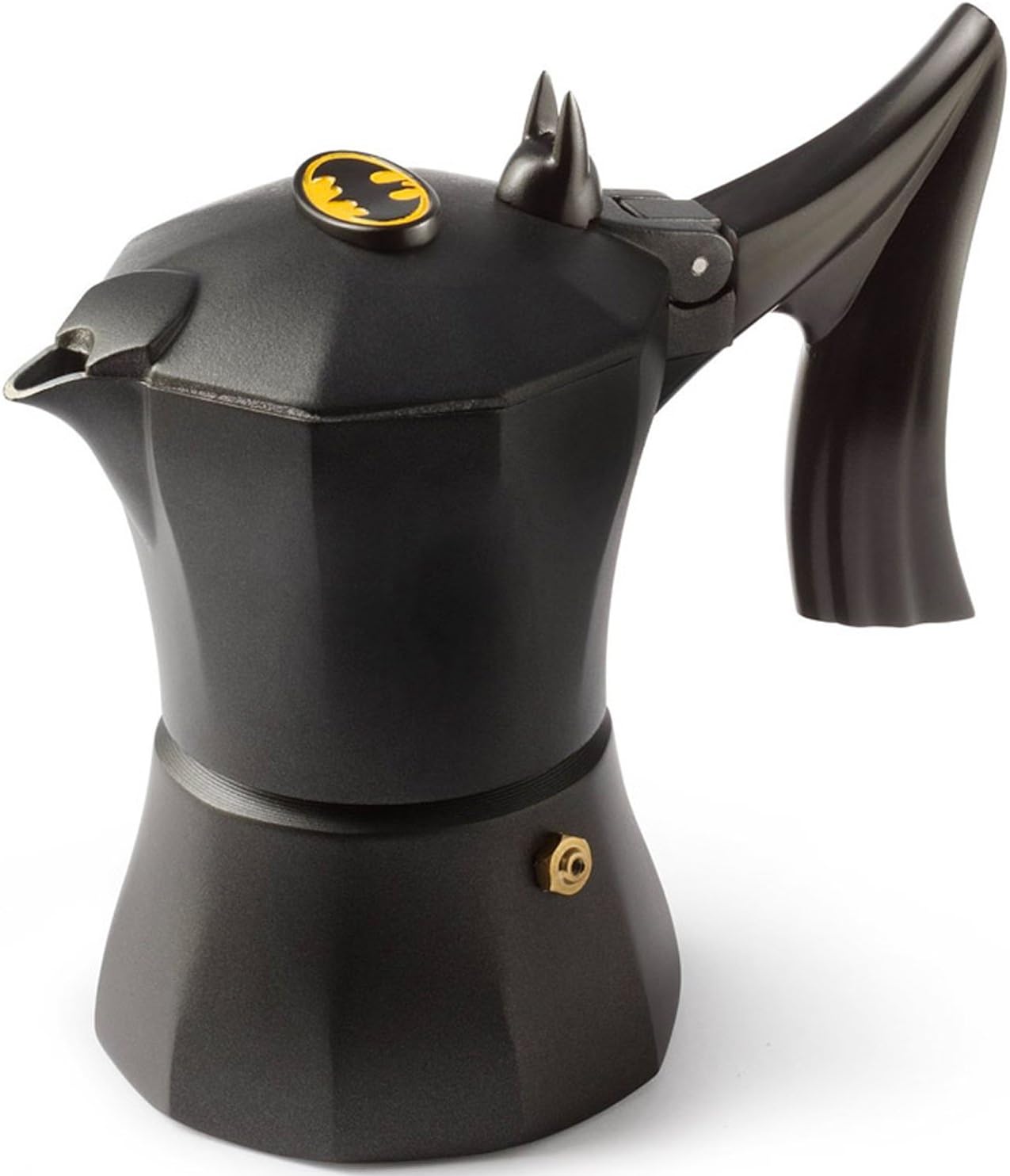 Accademia Mugnano Batman The Dark Knight Coffee Pot Italian Espresso Coffee Maker for 3 Cups
