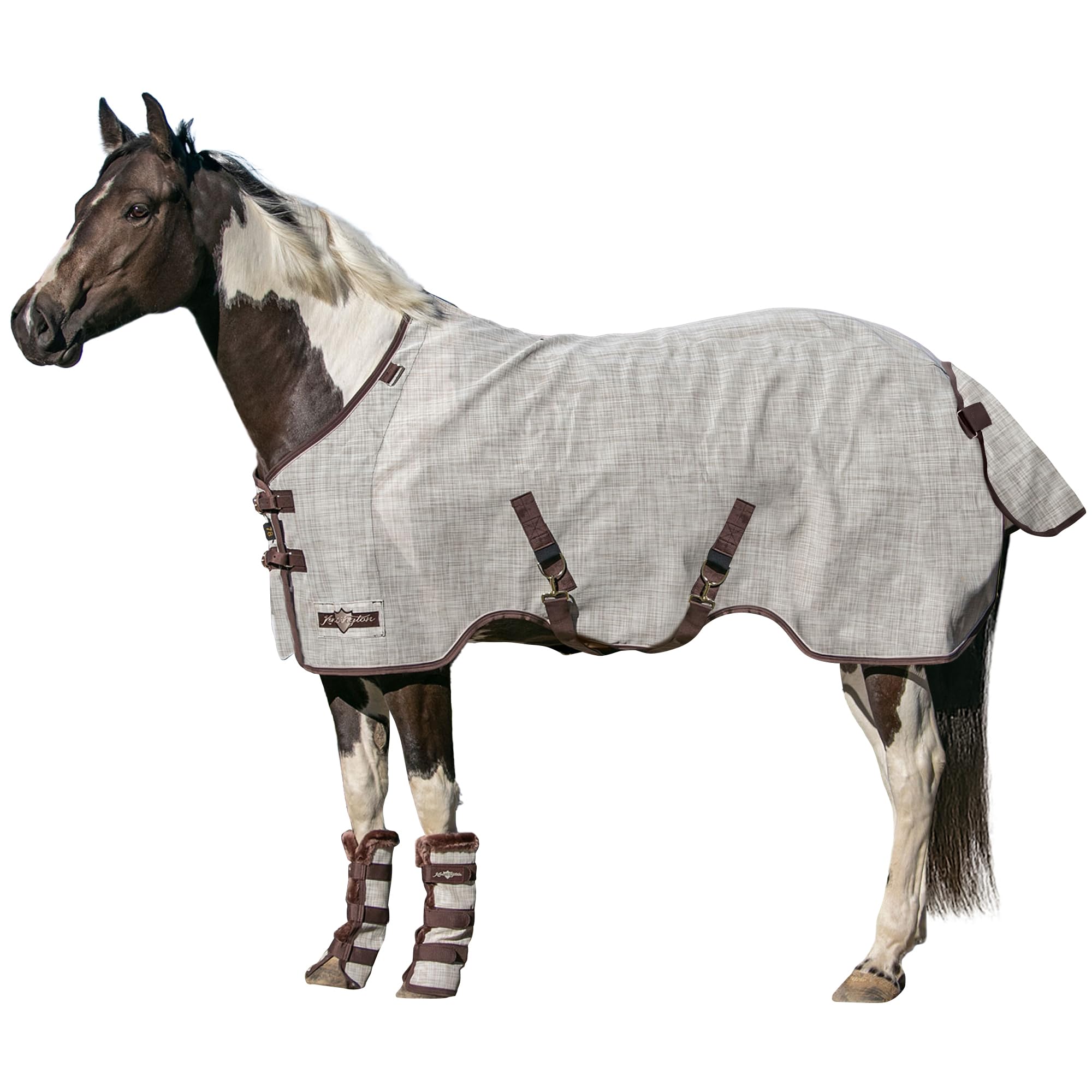 Kensington Breathable and UV Protective Sheet SureFit All Season Protection for Horse - 81", Desert Sand