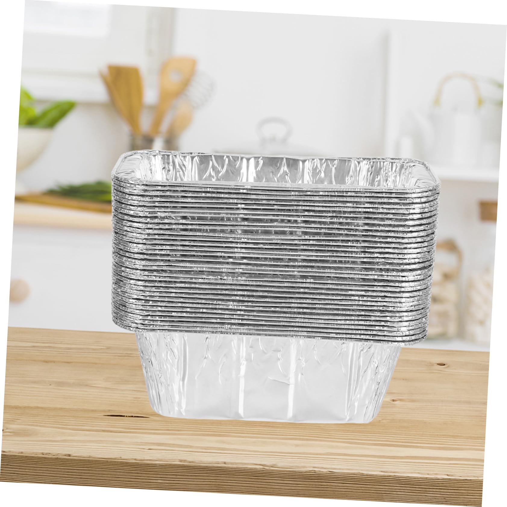 Sosoport 30 Pezzi Teglie Contenitore Liquidi in Alluminio Vassoi in Alluminio per Barbecue Sostituzione delle Teglie Contenitore Liquidi per Teglia da Forno per Esterni Compatibile Accessor