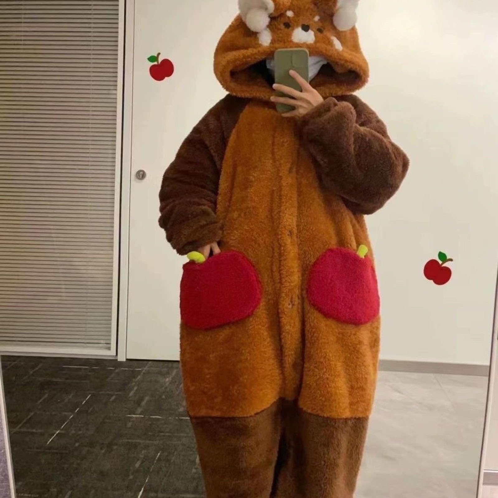 Pigiama Capibara Peloso, Tutina Capibara, Tutina Capibara Adulto Pigiama Intero Indossabile Capybara Tutina Capybara, Morbido Pigiama Per Cosplay, Bambini E Adulti