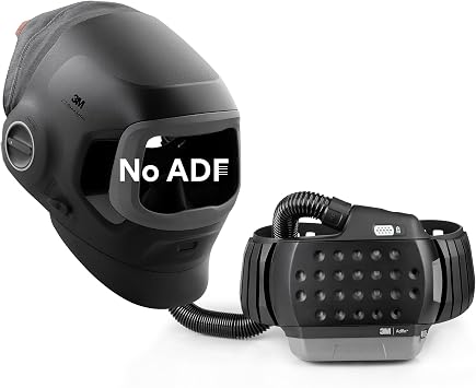 3M Speedglas G5-03 Pro Air Welding Helmet with 3M Adflo PAPR Assembly 45-1101-00, No ADF, Side Windows, Powered Air Respirator, High Efficiency Particulate, Ergonomic, Adjustable Head Suspension