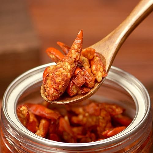 Miniatura 3 de aceite de sésamo asiático sin aceite Chili Crisp, picante chile crujiente Para aderezos de ramen, aderezos para ensaladas, sushi extra umami.