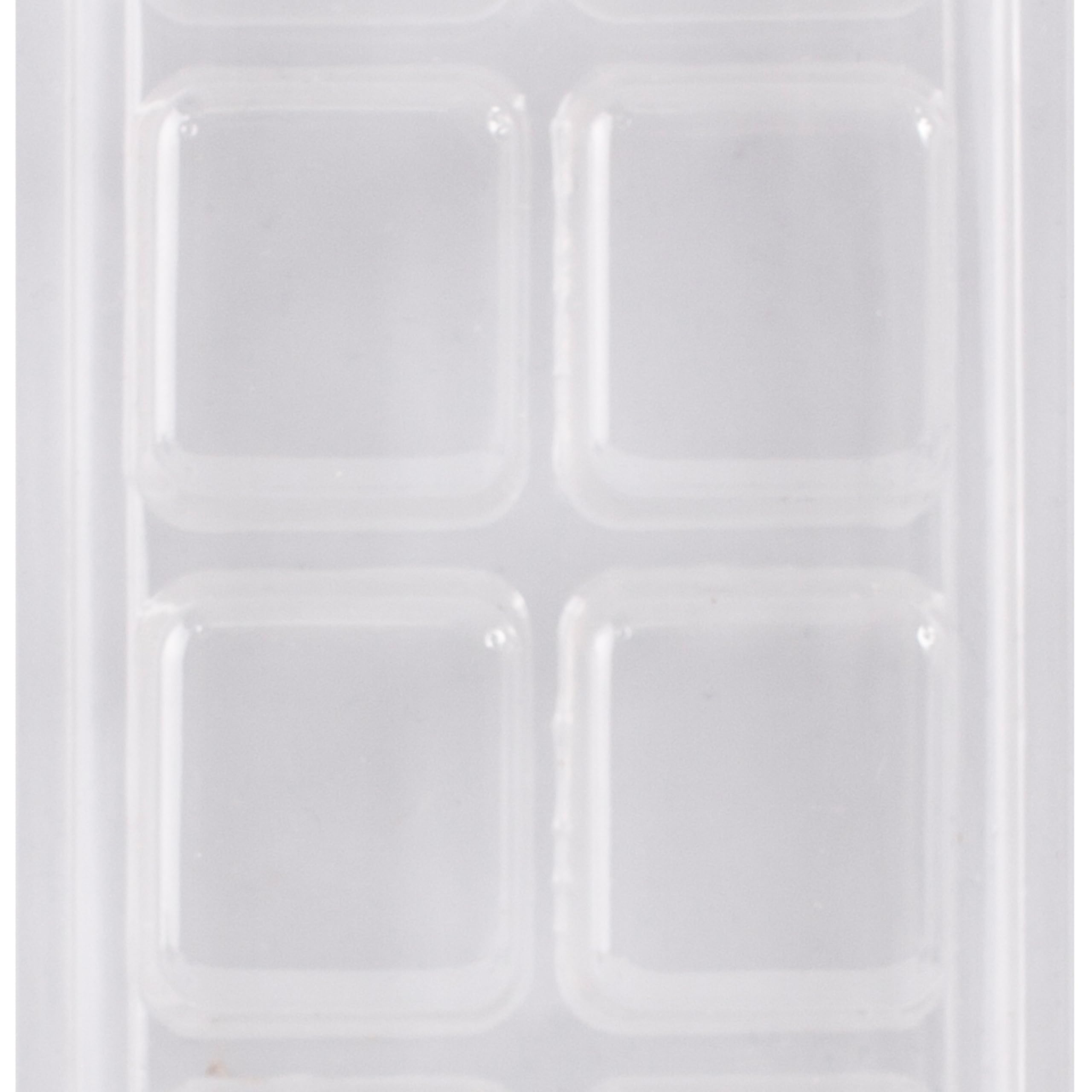 Confezione da 100 10-Cavity Wax Tart Stampo a Conchiglia, PVC, 21.2 x 15.8 x 9.8 cm