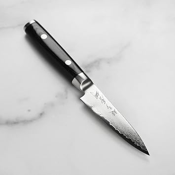 Yaxell Ran Plus 4 Paring Knife - Made in Japan - 67 Layers VG10 Damascus