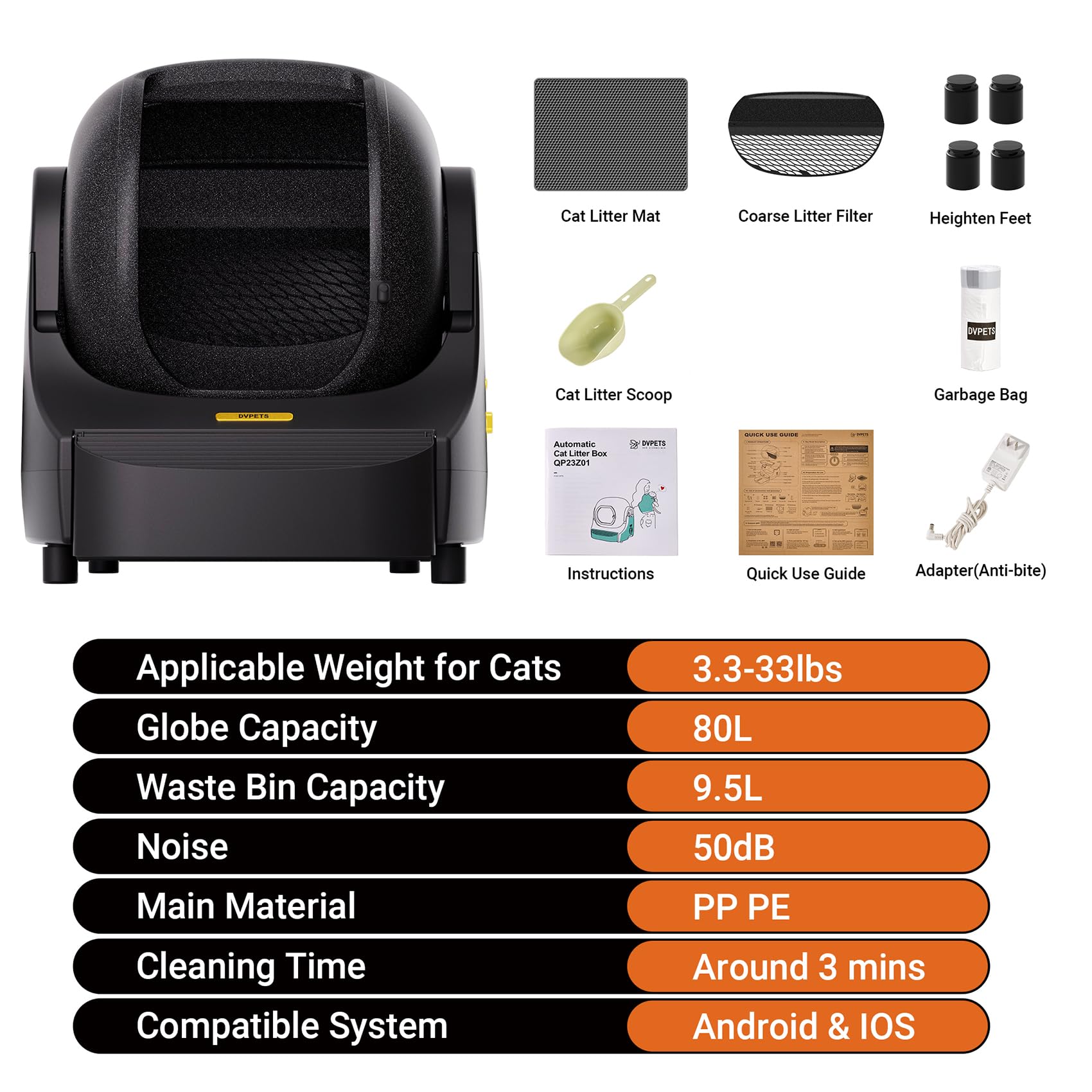 Litter Robot Self-Cleaning Cat Litter Box XL Automatic