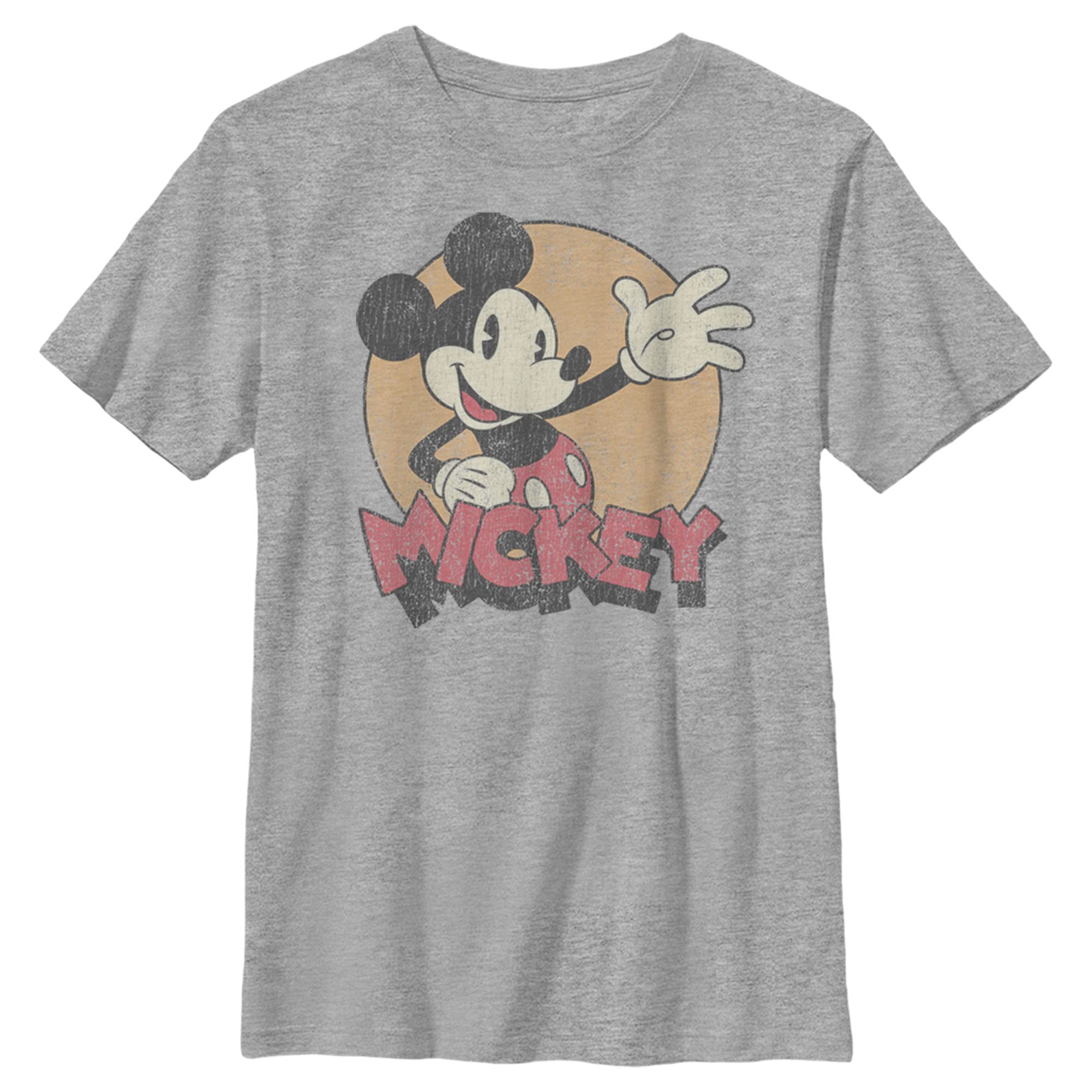 T-shirt Disney garçon coupe crew tee gris sport taille XL