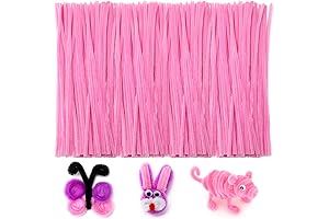 Iooleem 200pcs Pink Pipe Cleaners: Unleash Your Pink Art Imagination