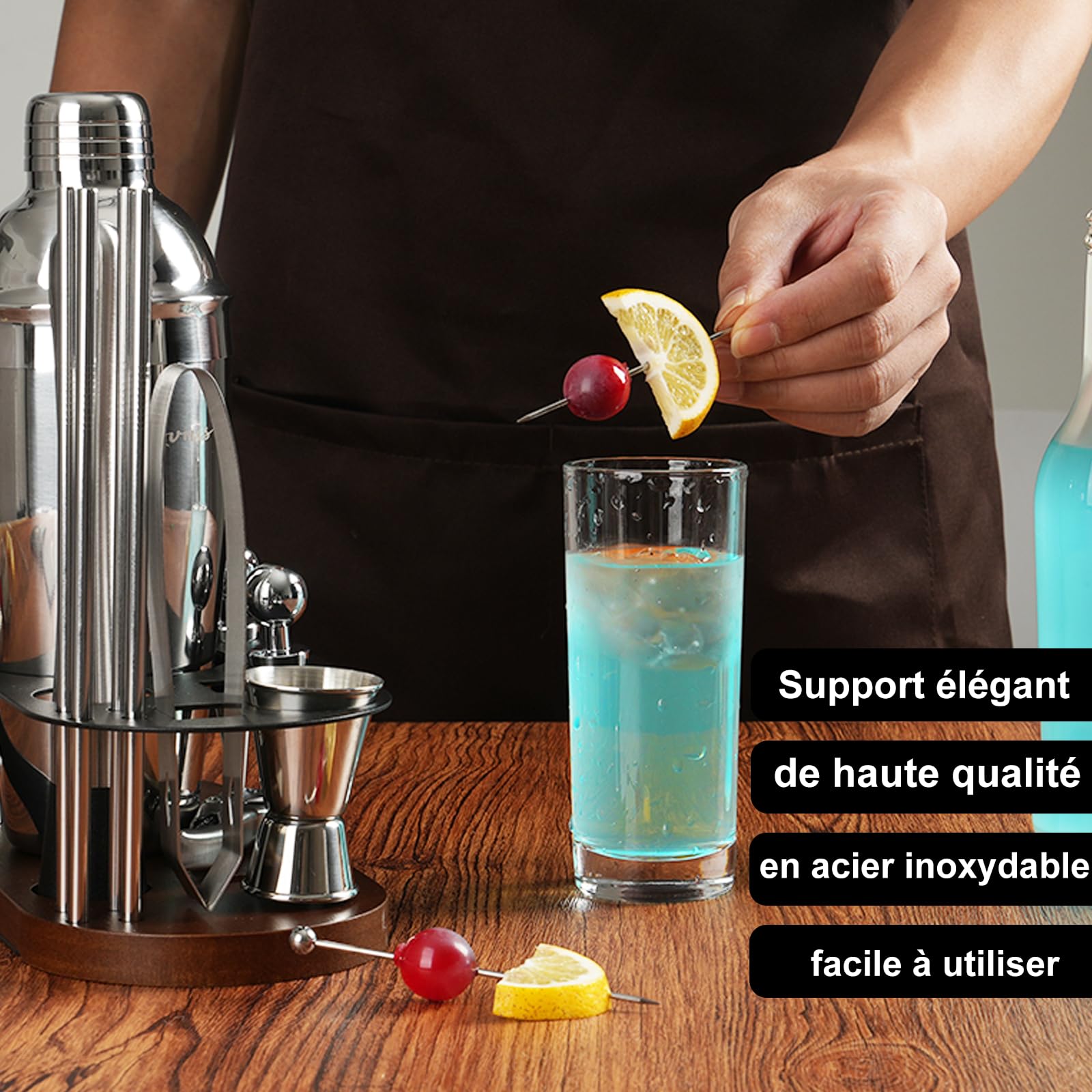 Cocktail Shaker Set bambù yuan