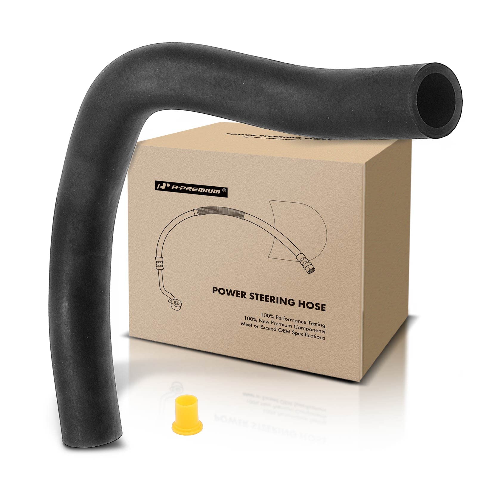 A-Premium Power Steering Hose Reservoir Hose line Compatible with Honda Accord 2008-2012 Crosstour 2012-2015 2.4L Reservoir To Pump