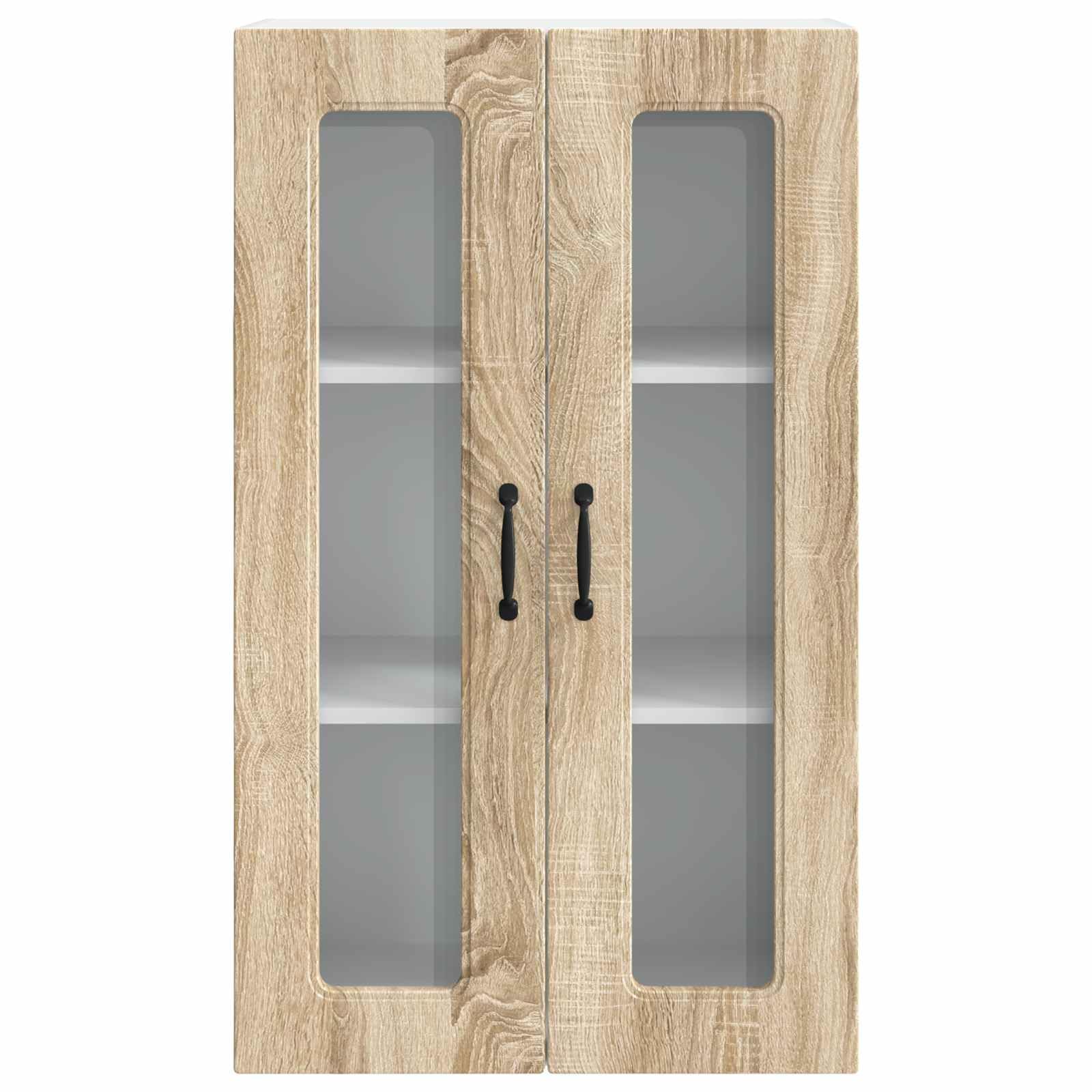 Küchenschrank mit Speicher Kalmar Sonoma-Eiche 60 x 31 x 100 cm für Küchenzubehör und Küchenraum