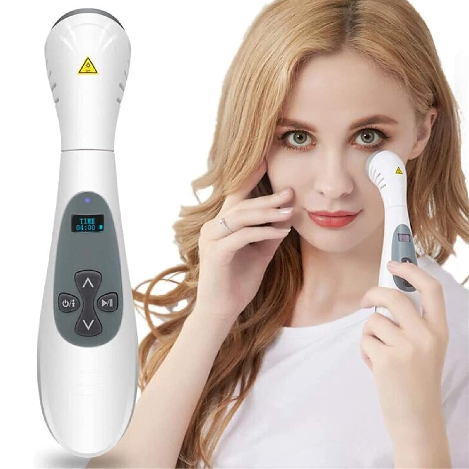 Lampada per Fototerapia UVB, Lampada per Fototerapia a Luce UVB a Banda Stretta da 308 NM con Controllo Timer Digitale LCD, per Disturbi della Pelle, Corpo E Cuoio Capelluto