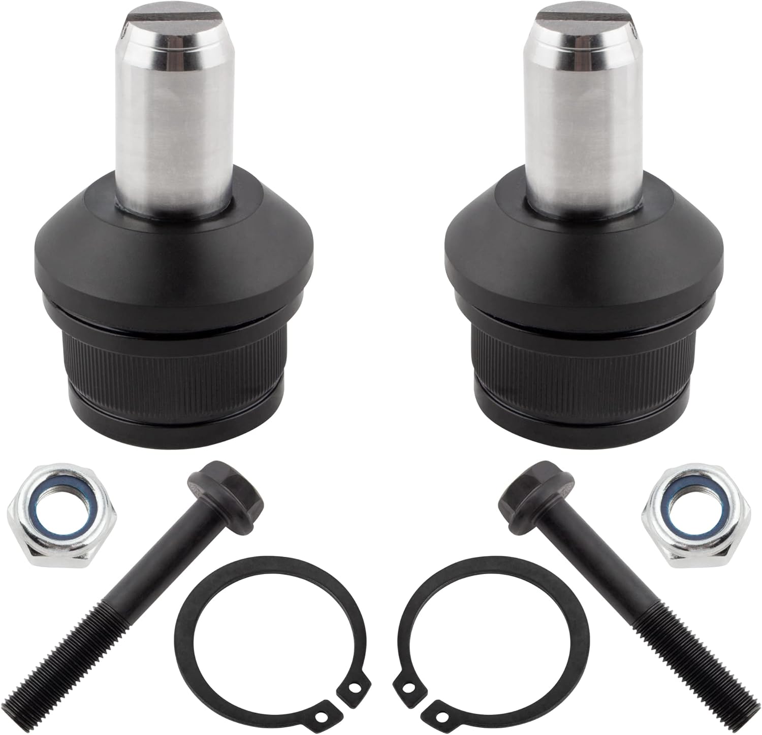 BOXI 4pcs Front Upper & Lower Ball Joints Set Fit for Ford Excursion 2000 2001 2002 2003 2004 2005 / F-250 Super Duty F-350 Super Duty 1999-2012 (All 2WD Models ONLY) / K80027 K80028