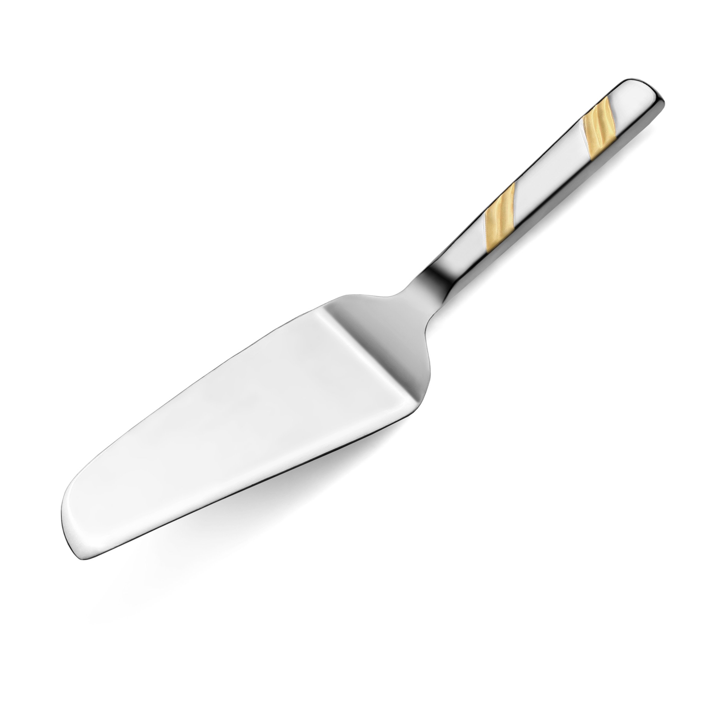 New Star Foodservice 52244 Paletta Per Torta In Acciaio Inox 18/0, 31,1 Cm, Manico Cavo, Finitura A Specchio, Argento - 3