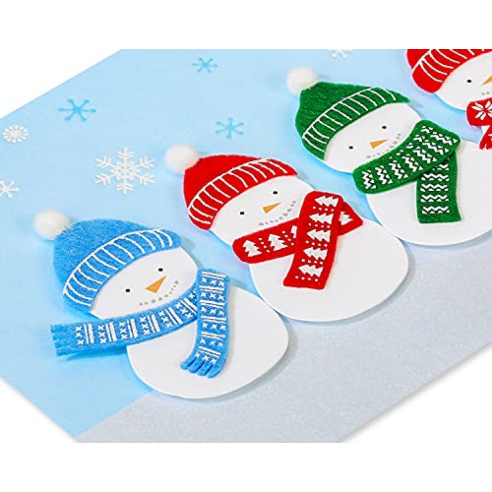 Papyrus Weihnachtskarten-Set Mit Schneemann – 8 Glitzernde Karten Inkl. Umschläge & Siegel – Perfekt Für Festliche Grüße