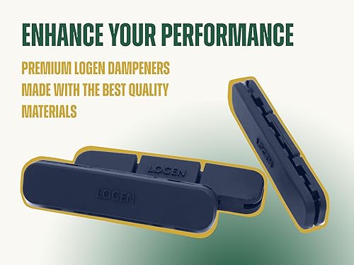 Miniatura 6 de LOGEN Amortiguador de tenis Se mantiene en la raqueta Paquete de 3 amortiguadores de raqueta de tenis Amortiguador de vibraciones de tenis