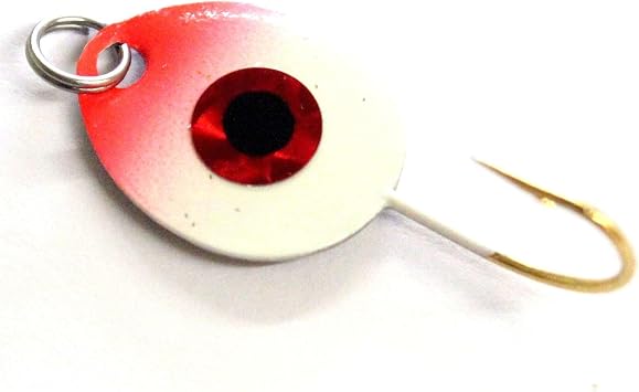 JB Lures GE86P Gem-N-Eye #8 Red-Glow 2/Pack