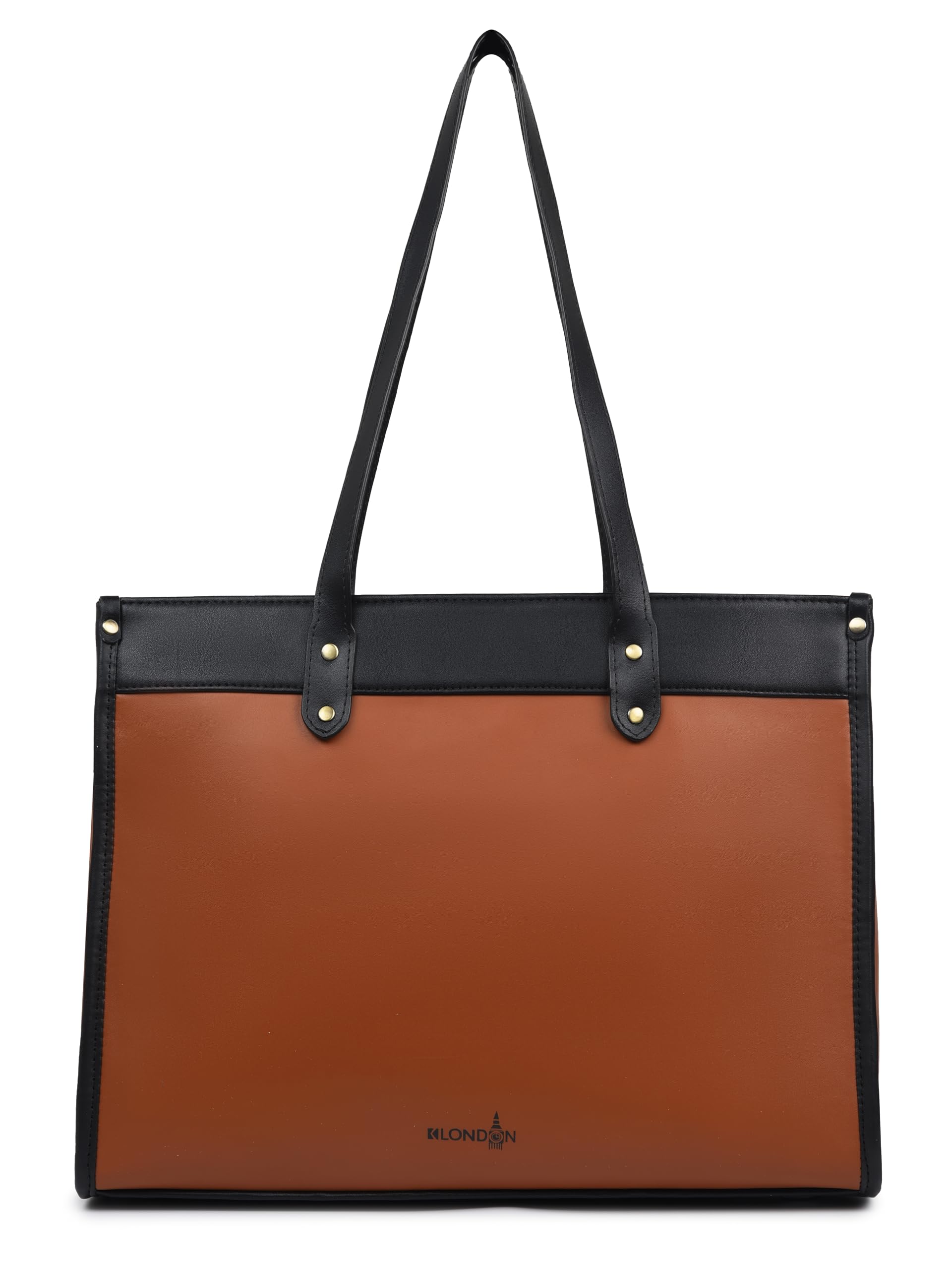 Vegan Leather Handbag For Women-Girls | Satchel Bag for Womens | Fit Upto 14 Inch Laptop | Shoulder Bag | Ladies Purse | Tote Bag With Top Double Handle Handbag For Women(2313)-image-40