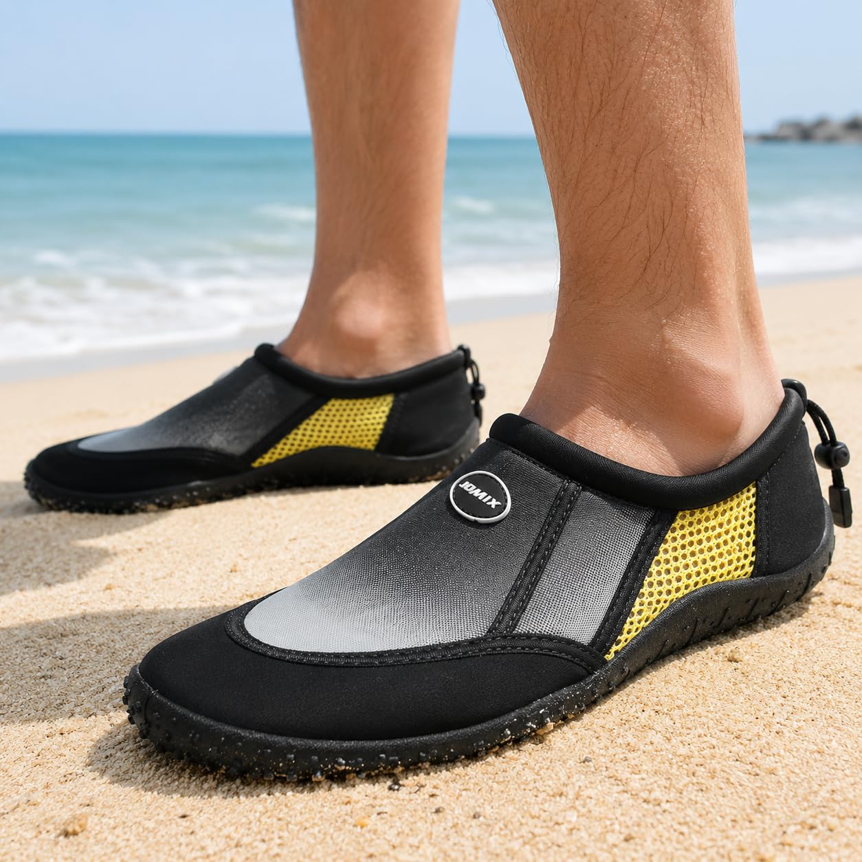 JOMIX Buty Rock Mężczyźni Buty Morze Nurkowanie Mężczyźni, Szary, 43 EU