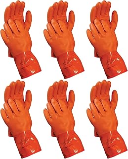 6 Pack Atlas Glove 460 Atlas Vinylove Cold Resistant Insulated Gloves - Medium