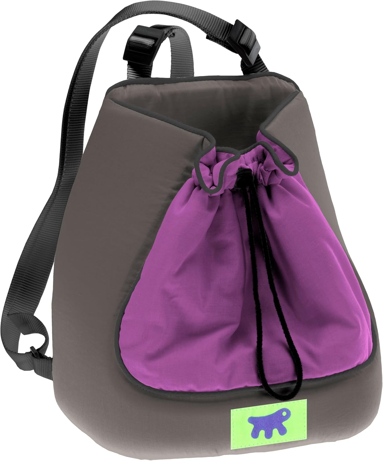 Ferplast Zaino Cane e Gatto TRIP, Trasportino Gatto e Cane Piccolo, fino a 5 Kg, Cinghie Regolabili, Chiusura con Cordino, Lavabile, Trasportino morbido, Borsa Zainetto, 28 x 18 xh 29 cm, Viola