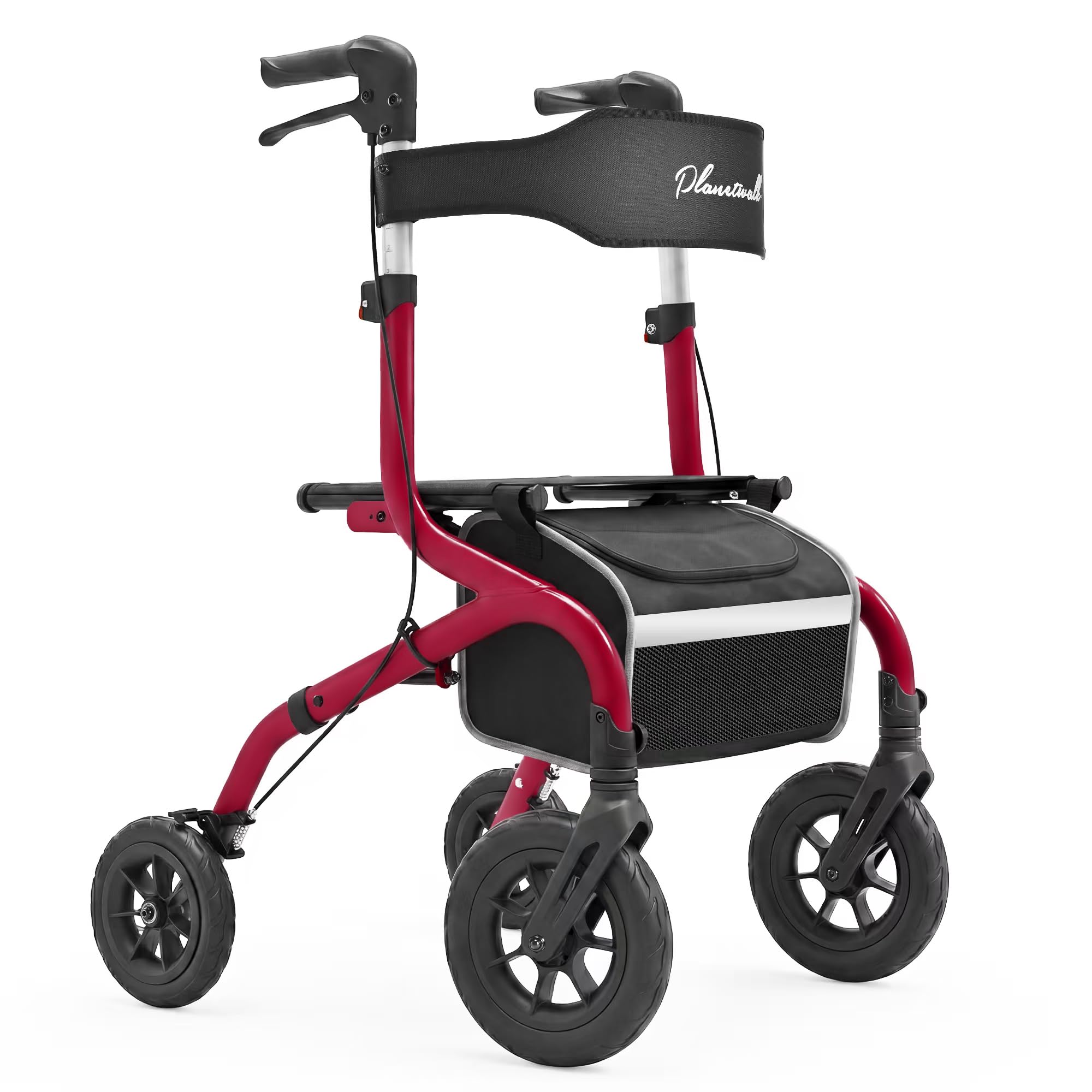 PLANET WALK Rollator Walker for Seniors with Seat, 10" & 8" All-Terrain — Amazon image 8