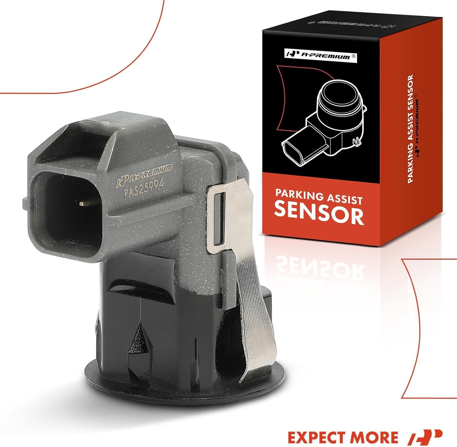 A-Premium Reverse Backup Parking Assist Sensor Compatible with Select Infiniti & Nissan Models - G25 2011-2012, G37 2010-2013, FX50 2009-2013, FX37 2013, FX35 2009-2012, EX35 2008-2012, QX56, Cube