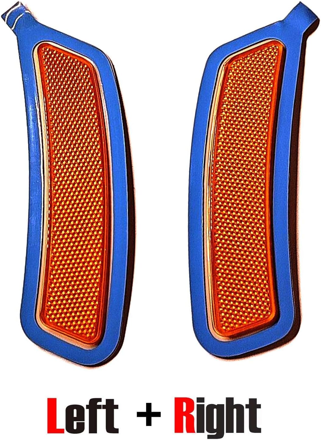 Side Marker Reflectors for 14-20 BMW M Series M3 F80 Sedan M4 F82 Coupe F83 Convertible 2014 2015 2016 2017 2018 2019 2020 Front Bumper Pairs