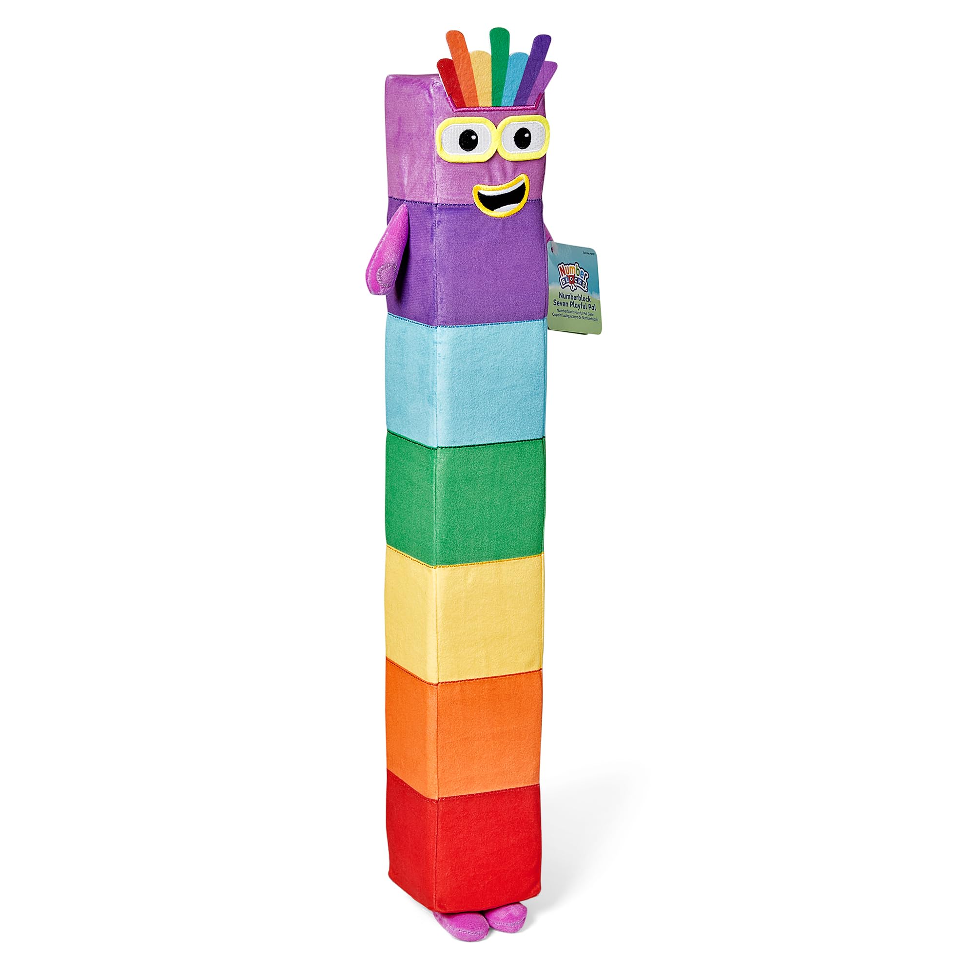 Learning Resources Numberblocks Pluszak Siódemka – Przytulanka Liczbowa, Maluchy 18+ Mies.