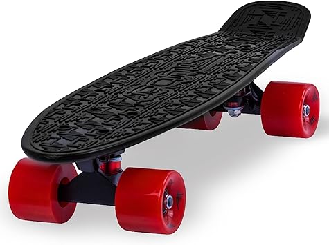 Flybar 22 Inch Kids Skateboard Mini Cruiser Skateboards for Kids Ages 6-12, Outdoor Toys, Lightweight, Durable, Non-Slip Deck, ABEC-7 Bearings, Holds up to 175 lbs