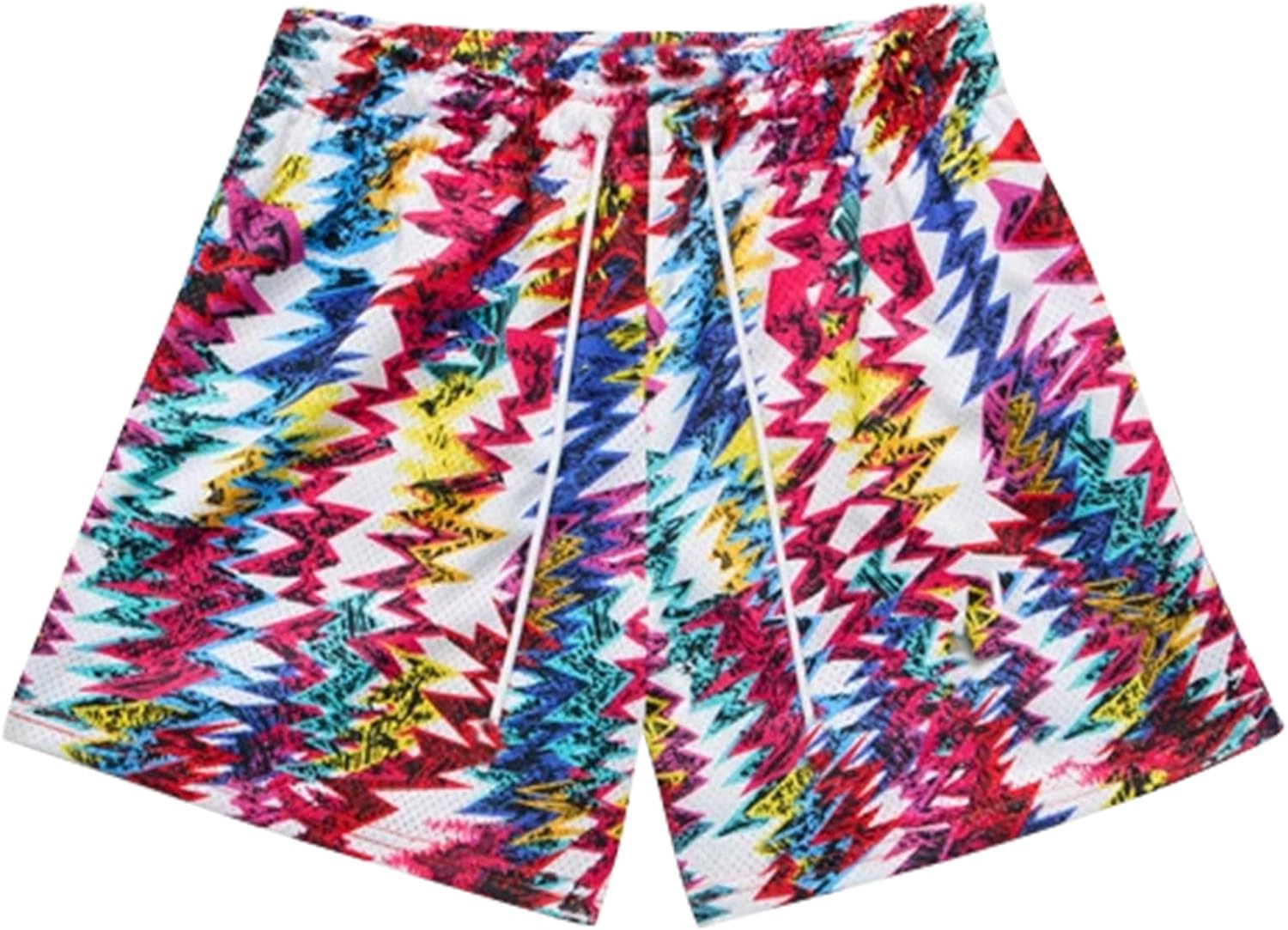 Mens Graphic Shorts Casual Drawstring Running Workout Streetwear Lightweight Basketball Shorts