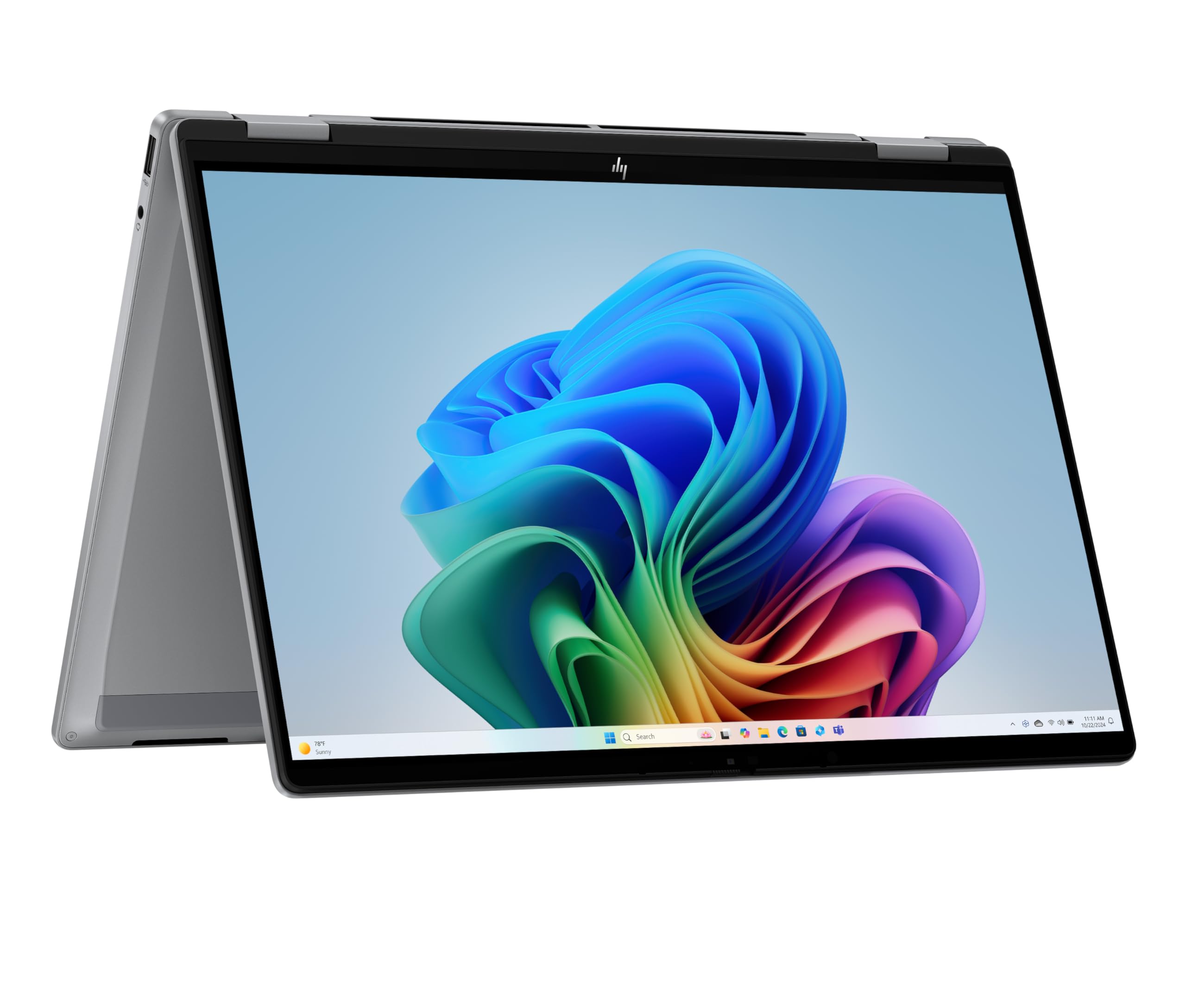 HP OmniBook X Flip 2 w 1 Next Gen AI Laptop | AMD Ryzen AI 7 350 (8C) | dedykowany NPU dla KI | 50 NPU Topy | Copilot + PC | ekran dotykowy OLED 14" 3K 2880 x 1800 | 16 GB | 1TB SSD | Win11 | QWERTZ |