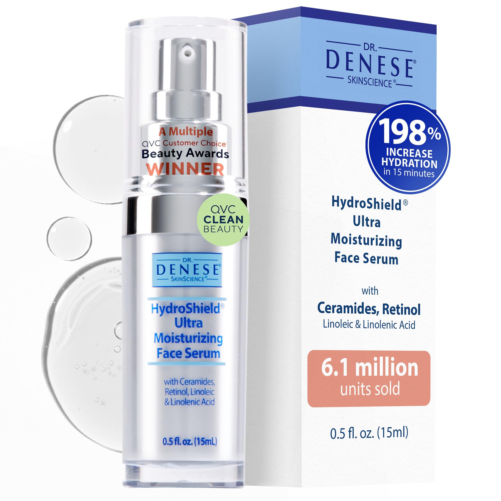 (15ml) - Dr. Denese HydroShield Ultra Moisturising Face Serum (15ml)