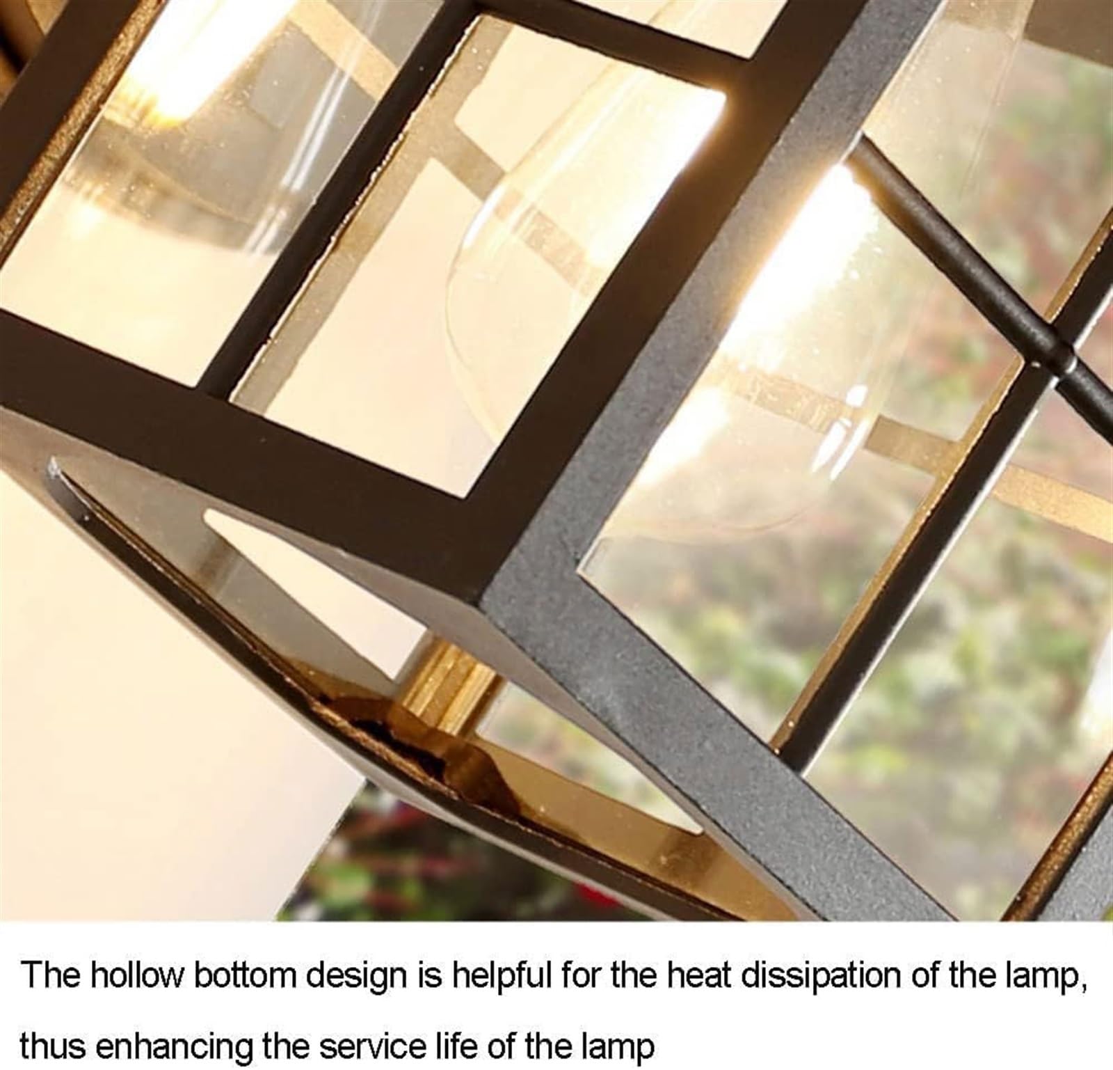 Applique Murale d'extérieur Simple et étanche, Noire Mate, avec Abat-Jour en Verre Transparent, idéale pour Une terrasse ou Une Maison.
